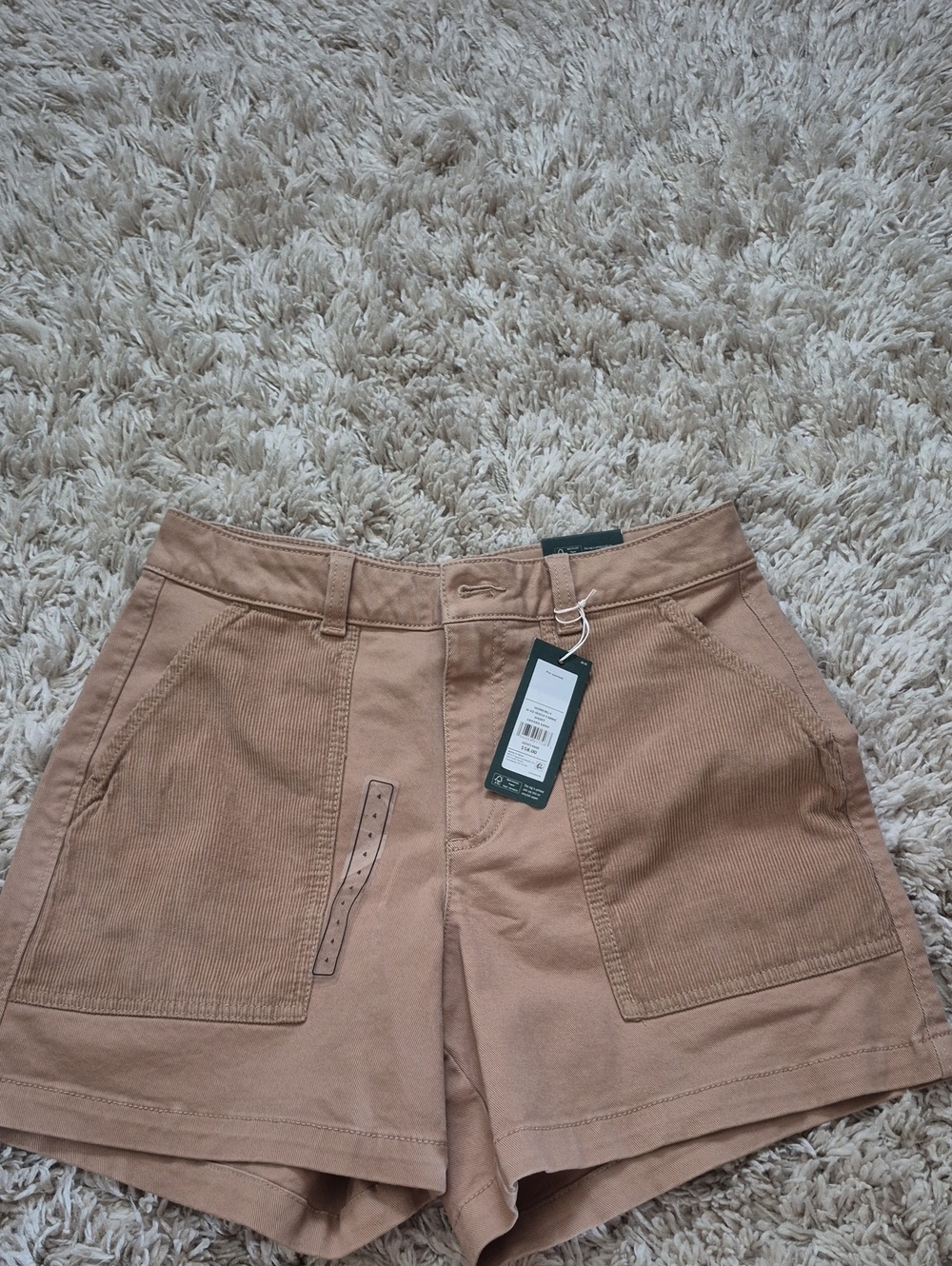 Alpine Design Tan Utility Patch-Pocket Shorts